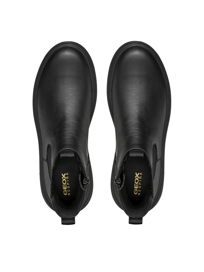 Geox Μποτάκια Geox D Lamidie + Grip Abx D46XMD 00085 C9999 Μαύρο