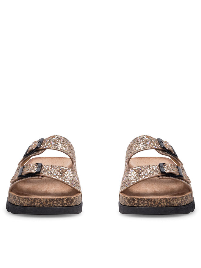 DeeZee Pantoletten DeeZee WFA2752-1 Goldfarben