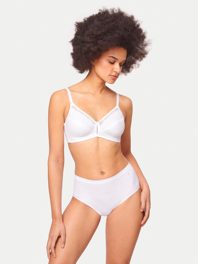 Triumph Triumph Σουτιέν Bralette Cotton Beauty 10094814 Λευκό