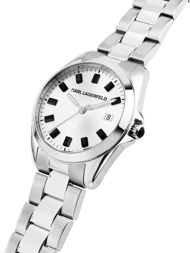 KARL LAGERFELD Ρολόι KARL LAGERFELD R0553101514 Ασημί