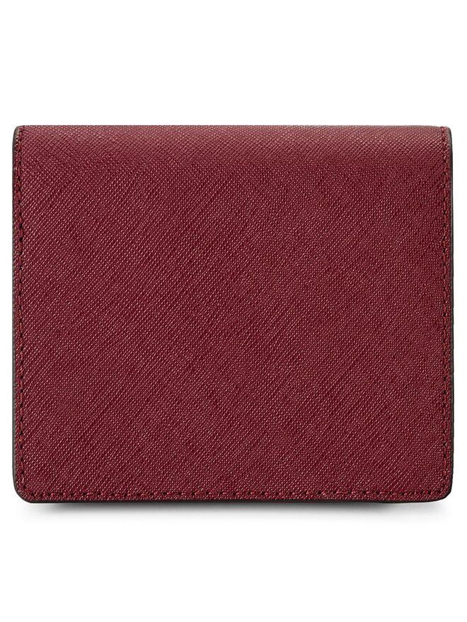 Portafoglio piccolo da donna Michael Kors Jet Set Travel 32T4GTVF2L Bordeaux escarpe
