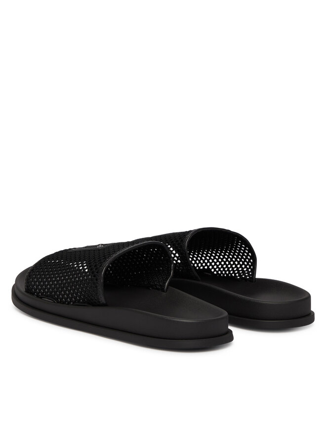 Calvin Klein Pantoletten Calvin Klein Mesh Mule Slides HW0HW02889 Schwarz