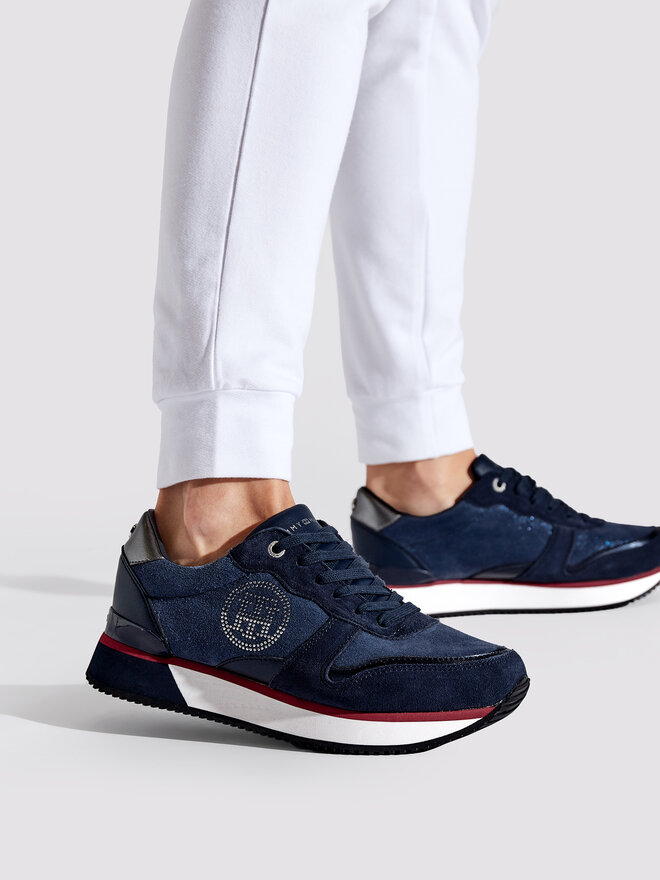 Tommy Hilfiger Sneakers Tommy Hilfiger Stud City Snea FW0FW03229 Dunkelblau