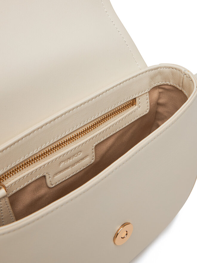 PINKO Τσάντα PINKO Saddle Mini PE PLTT 103831 A270 Λευκό