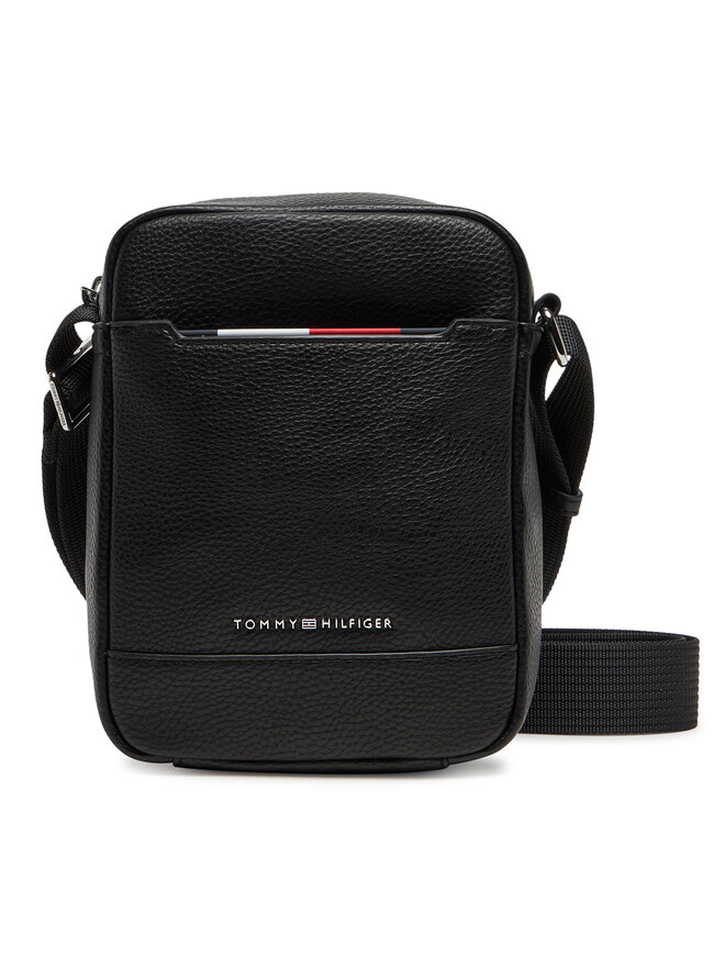 Tommy Hilfiger Τσαντάκι Tommy Hilfiger Th Central Mini Reporter AM0AM13486 Μαύρο