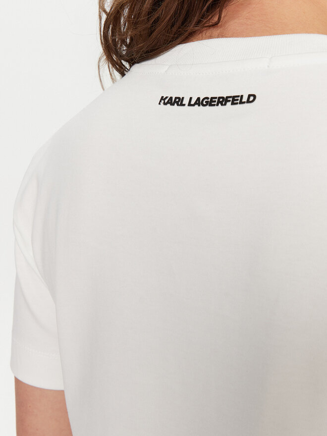 KARL LAGERFELD KARL LAGERFELD T-Shirt A1W17021 Λευκό Regular Fit
