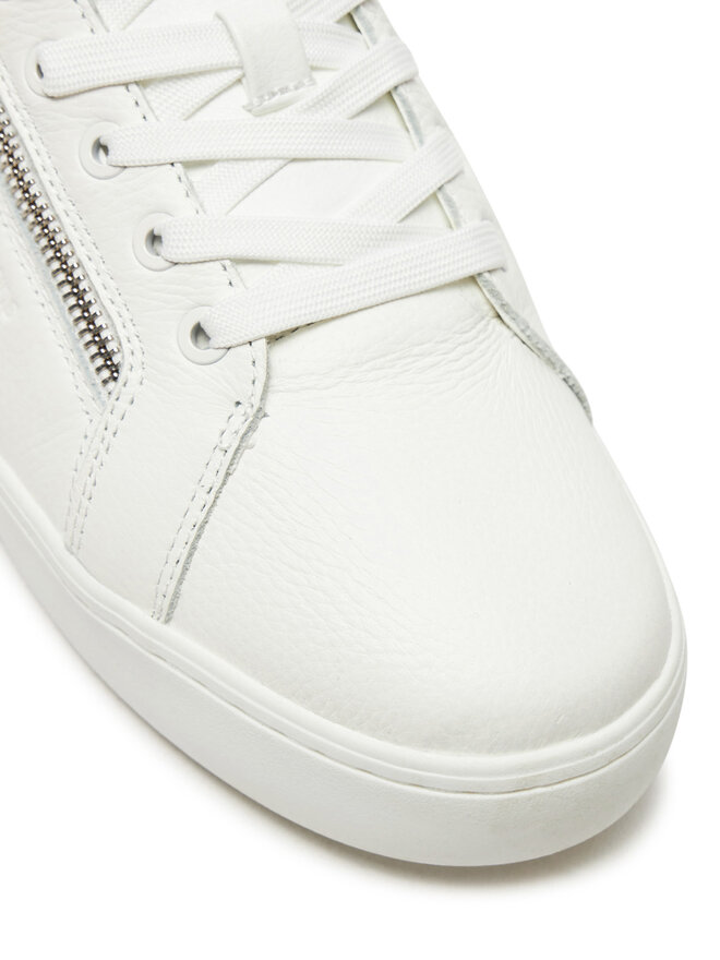 Calvin Klein Jeans Sneakersy Calvin Klein Jeans Classic Cupsole Zip Low In YM0YM01254 Biały