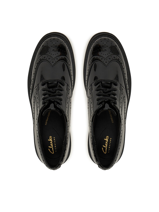 Clarks Оксфорди Clarks Orinoco3 Derby 26183171 Чорний