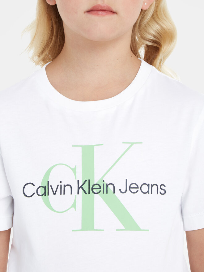 Calvin Klein Jeans Calvin Klein Jeans Camiseta Monogram IU0IU00460 Blanco Regular Fit