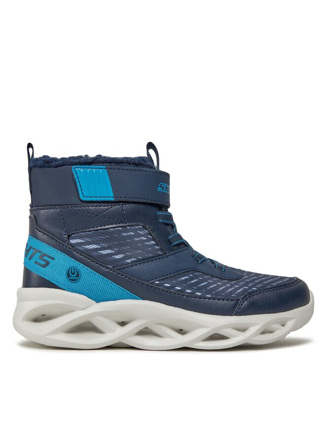 Skechers Sneakersy Skechers Twisted-Brights 401651L/NVBL Granatowy