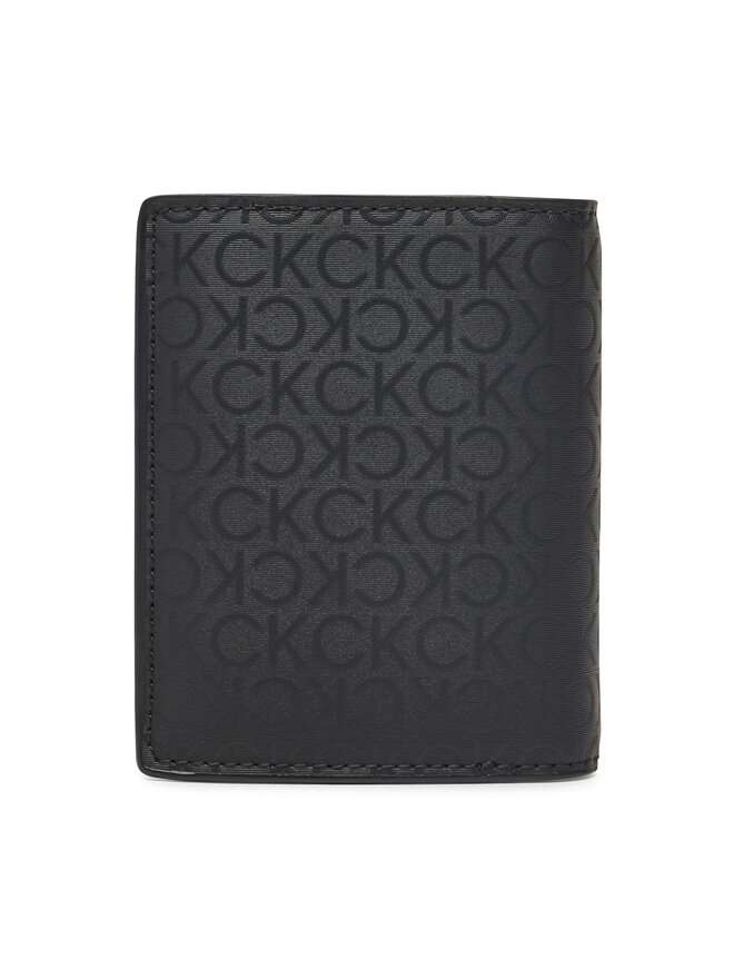 Calvin Klein Portafoglio da uomo Calvin Klein Ck Sleek Bifold 7Cc W/Coin K50K512866 Nero