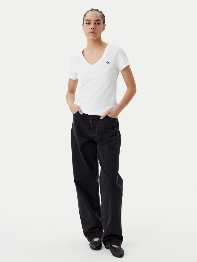 Calvin Klein Jeans Calvin Klein Jeans Camiseta J20J213716 Blanco Regular Fit