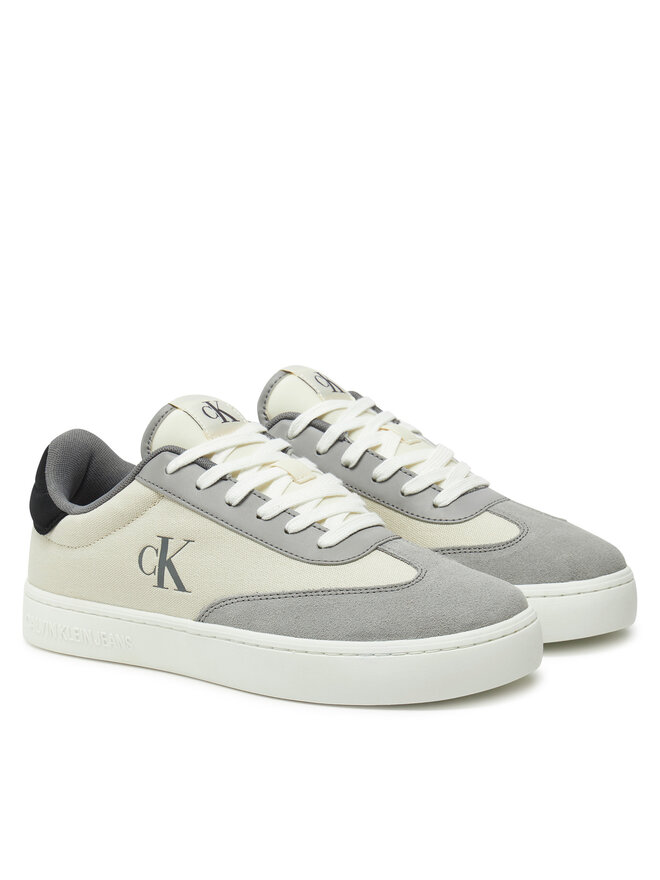 Calvin Klein Jeans Sneakers Calvin Klein Jeans Classic Cupsole Low Mix Mg YM0YM01169 Écru