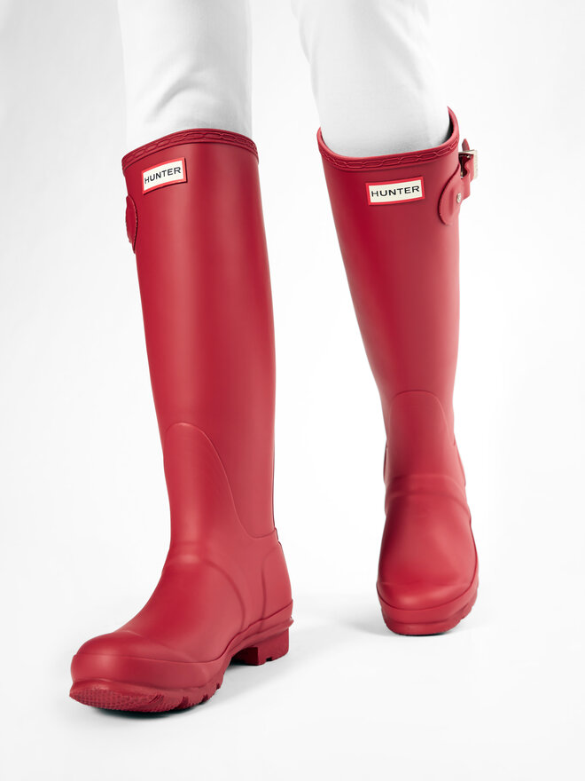 Hunter Holínky Hunter Original Tall W23499 Červená