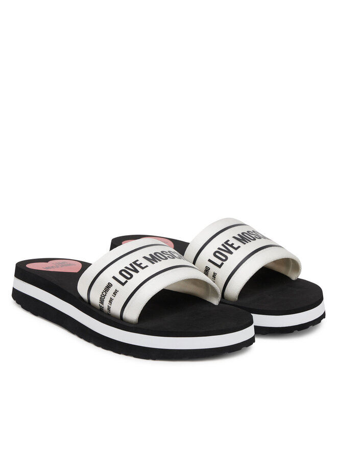 LOVE MOSCHINO Шльопанці LOVE MOSCHINO JA28334G0MIX6100 Білий