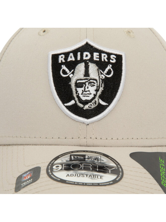 New Era Бейсболка New Era Repreve 940 Raiders 60435235 Кремовий