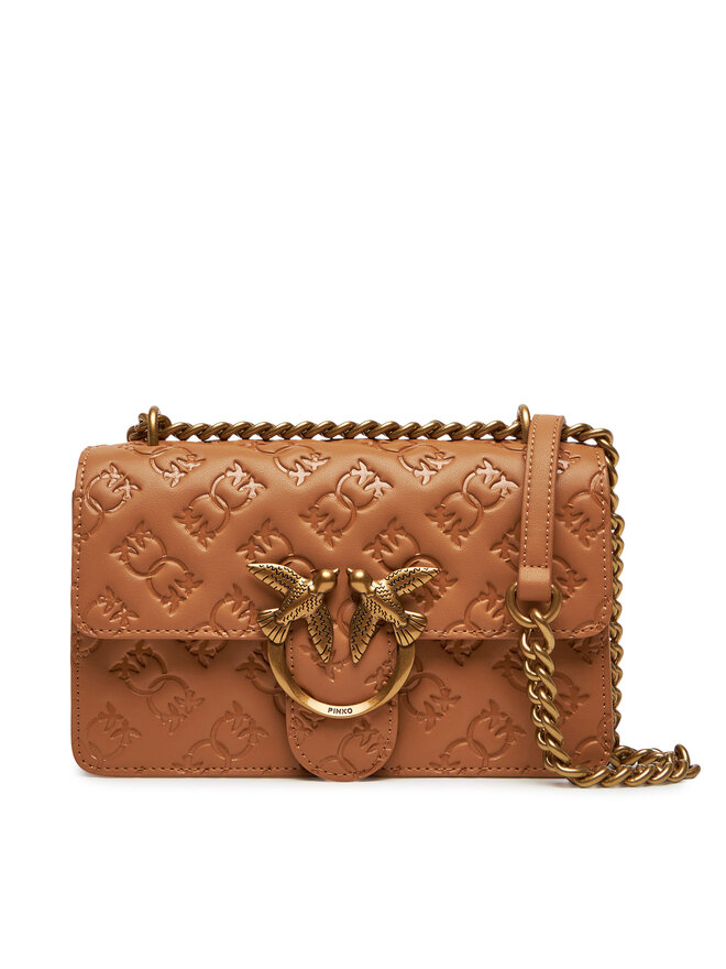 PINKO Torbica PINKO Love One Mini Dc PE 25 PLTT 100074 A1YB Smeđa