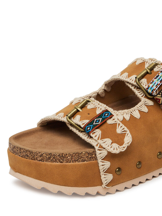 DeeZee Klapki DeeZee LB-P1684 Brązowy