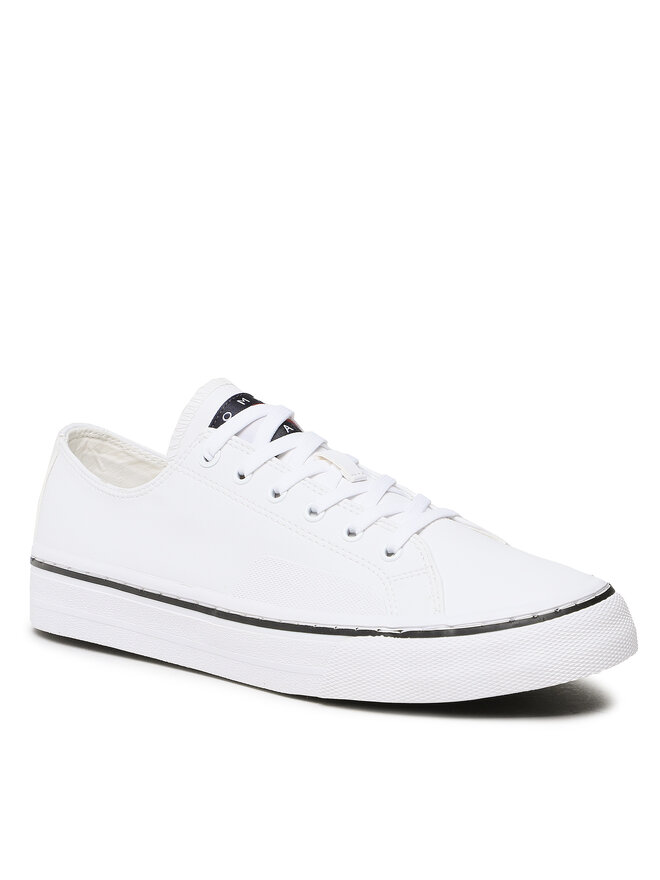 Tommy Jeans Tenisky Tommy Jeans Lace Vulc Ess EM0EM01047 Bílá