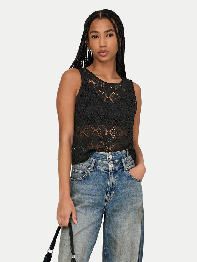 JDY JDY Top Eva 15351499 Negro Regular Fit