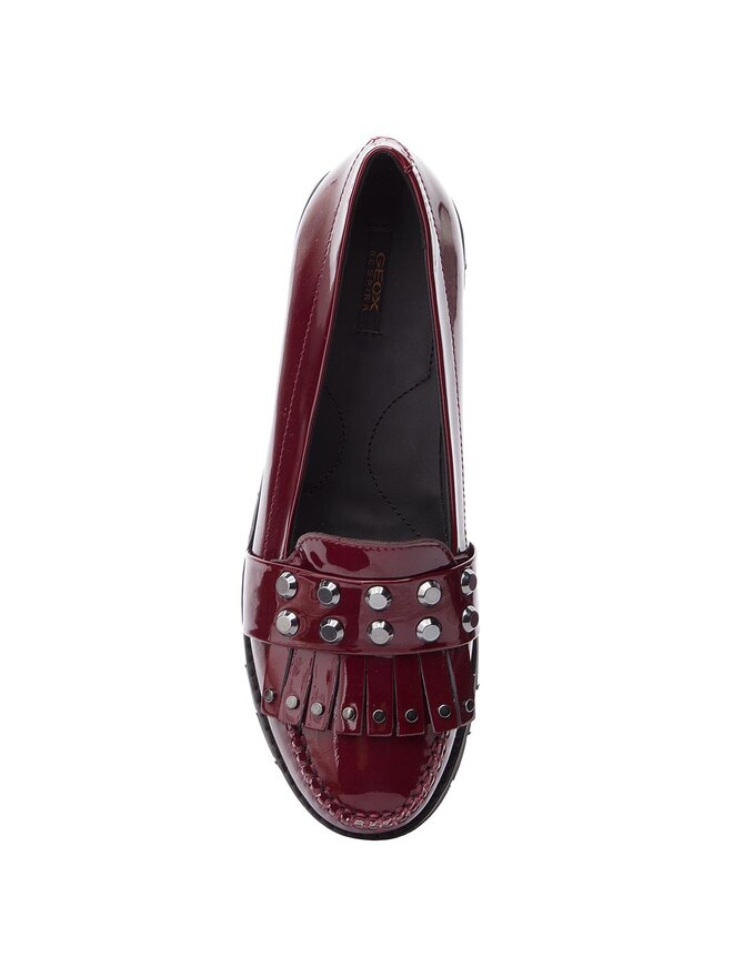 Mocassins Geox D Blenda B D840BB 00066 C7005 Bordeaux chaussures