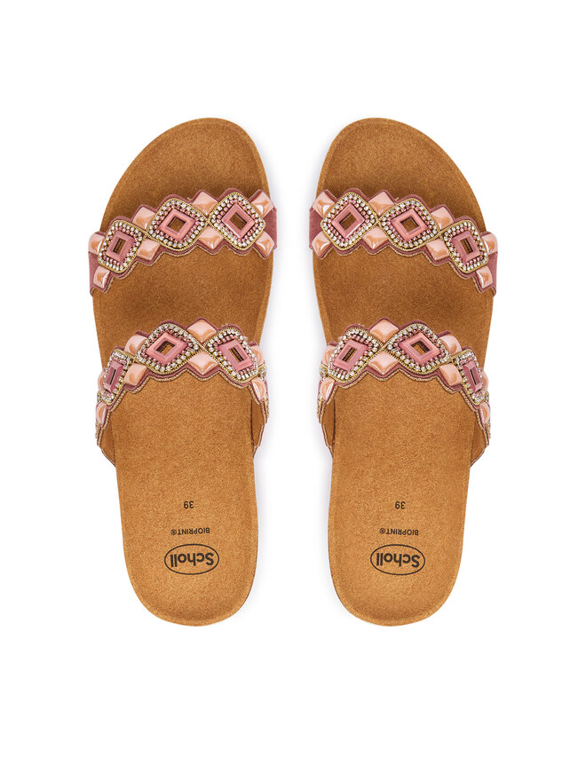Scholl Pantoletten Scholl Tulum 2 Straps MF00701 Rosa