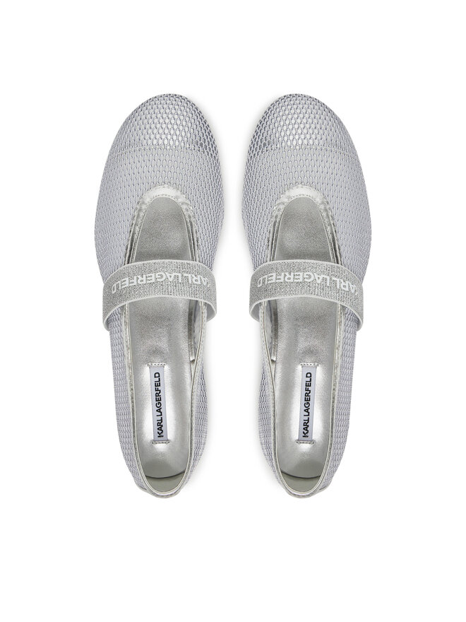 KARL LAGERFELD Ballerinas KARL LAGERFELD KL40125 Silberfarben