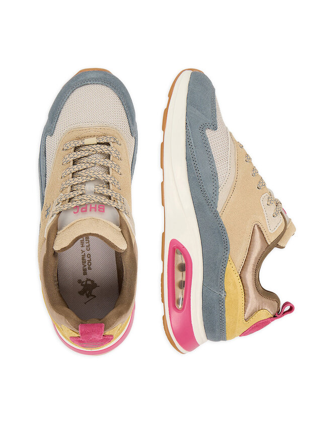 Beverly Hills Polo Club Sneakersy Beverly Hills Polo Club EO-L240061 Beżowy