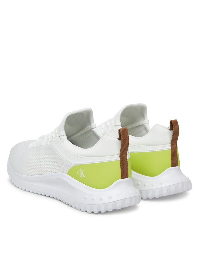 Calvin Klein Jeans Zapatillas Calvin Klein Jeans Eva Runner Tech Knit YM0YM01293 Blanco