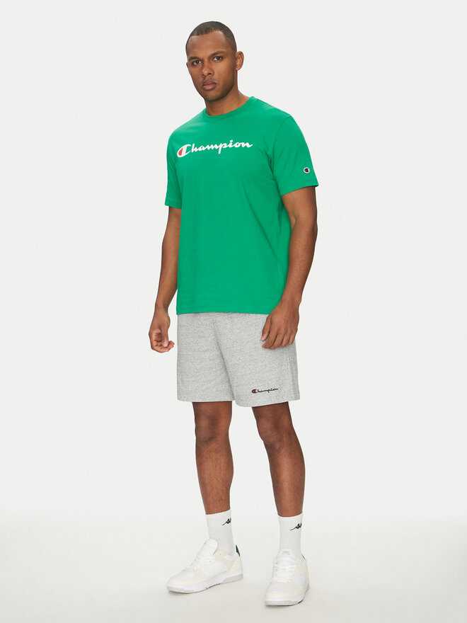 Champion Champion Marškinėliai 220256 Žalia Regular Fit