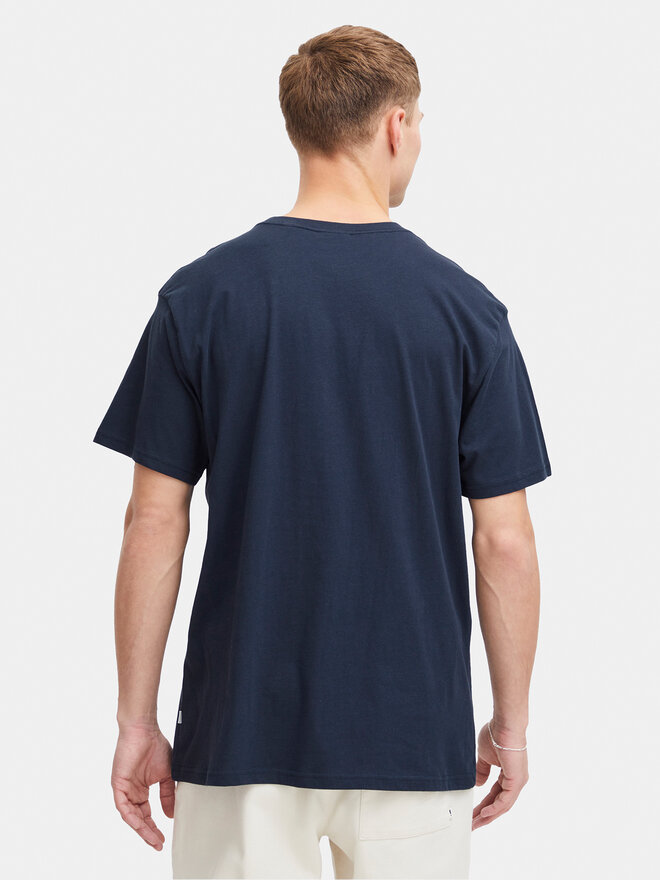 Solid Solid T-Shirt Ilias 21108139 Dunkelblau Regular Fit