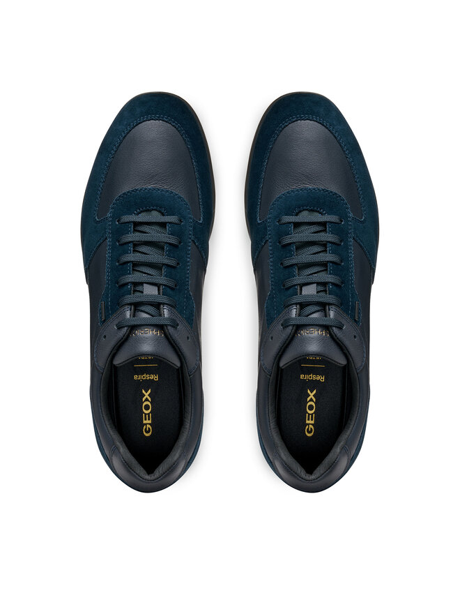 Geox Schnürschuhe Geox U Pove U56M7B 000FF C9999 Schwarz