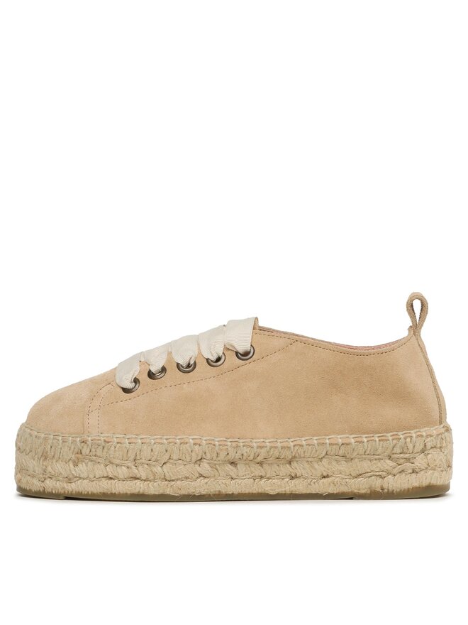 Manebi Еспадрили Manebi Lace-Up Espadrilles K 1.1 E0 Бежов