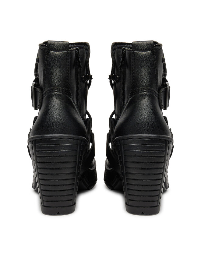 NEW ROCK Īsie zābaki NEW ROCK M-TRCASCO004-V2 Melns