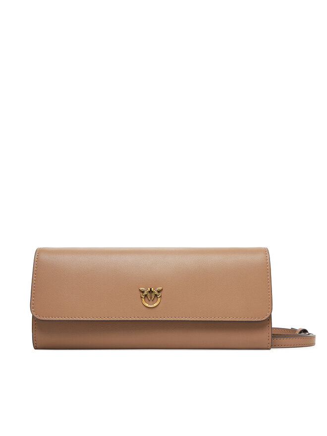 PINKO Ročna torba PINKO Love Tiny Brids Wallet C AI 25-26 PCPL 103765 A0F1 Bež