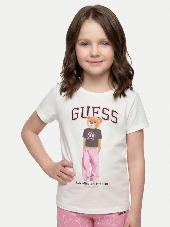 Guess Guess T-Shirt J6YI08 K3710 Weiß Regular Fit