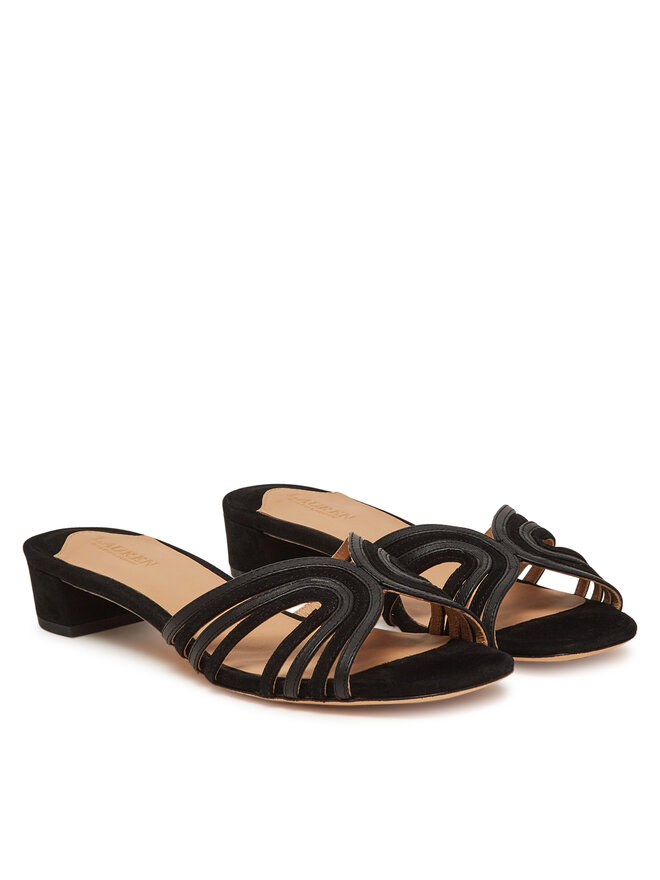 LAUREN RALPH LAUREN Klapki LAUREN RALPH LAUREN Fay 802961818003 Czarny