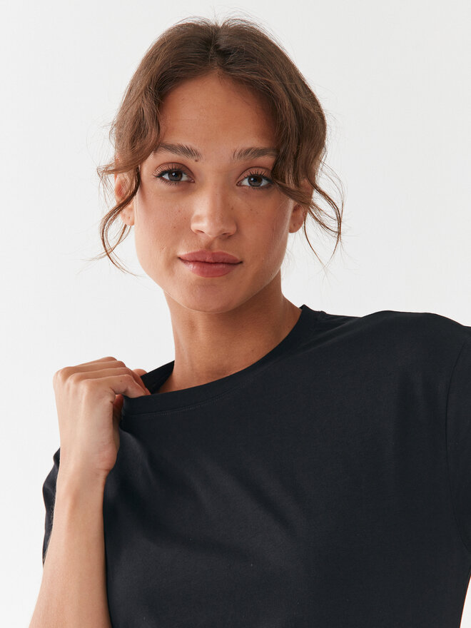 United Colors Of Benetton United Colors Of Benetton Marškinėliai 3096D102O Juoda Regular Fit