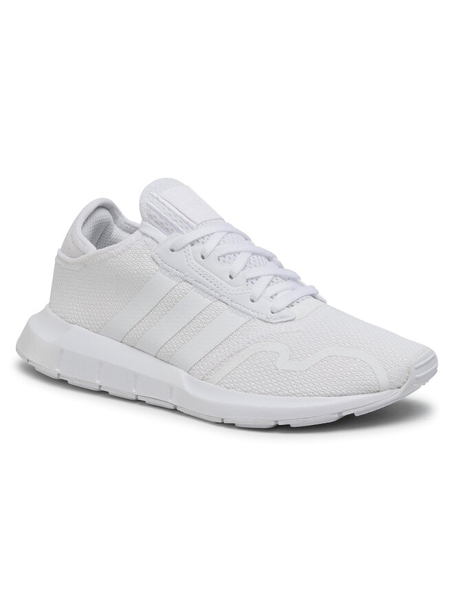 Swift run all white top