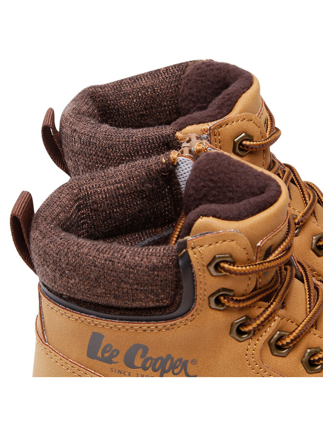 Lee Cooper Schnürstiefeletten Lee Cooper LCJ-22-01-1490K Braun