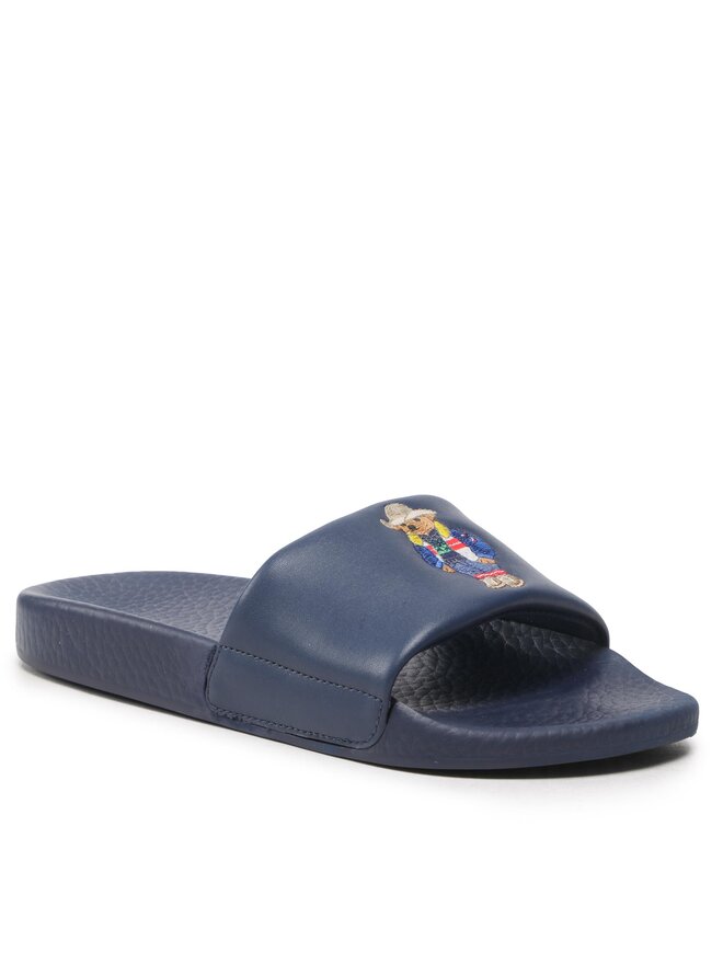 Slide Sandals Slipper Ralph Lauren Bear Sliders Polo Ralph Lauren Polo Bear Slides Blue FARFETCH BN