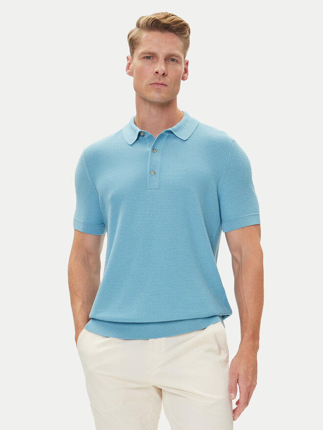 BOSS BOSS Polo H-Iannotti 50543148 Azul Regular Fit
