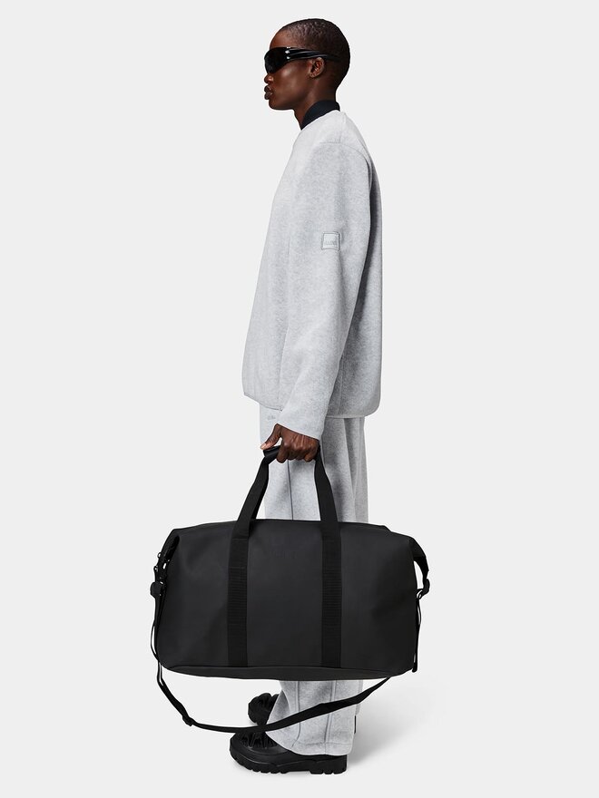 Rains Τσάντα Σαββατοκύριακου Rains Hilo Weekend Bag W3 14200 Μαύρο