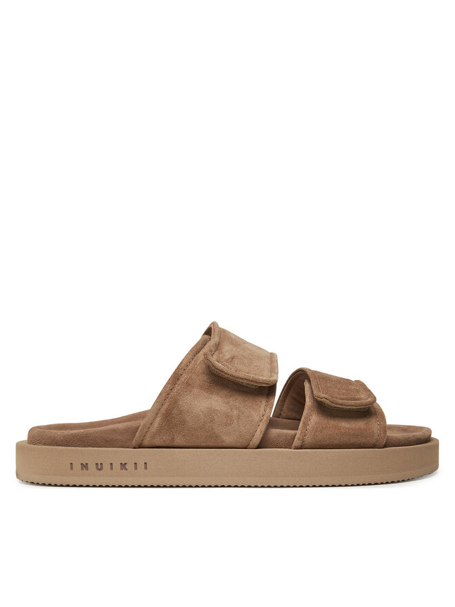 Inuikii Šľapky Inuikii Suede Double Band 50102-510 Béžová