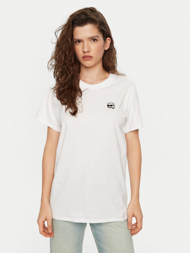 KARL LAGERFELD KARL LAGERFELD Camiseta A1W17025 Blanco Relaxed Fit