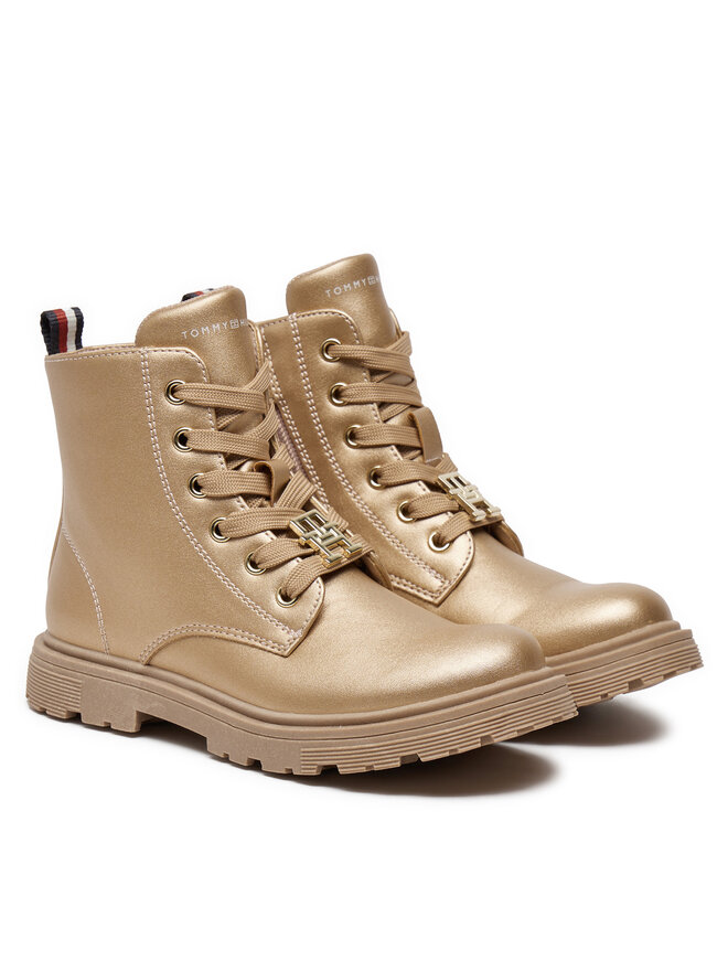 Tommy Hilfiger Ботильйони Tommy Hilfiger T1A5-33562-0376 S Золотий