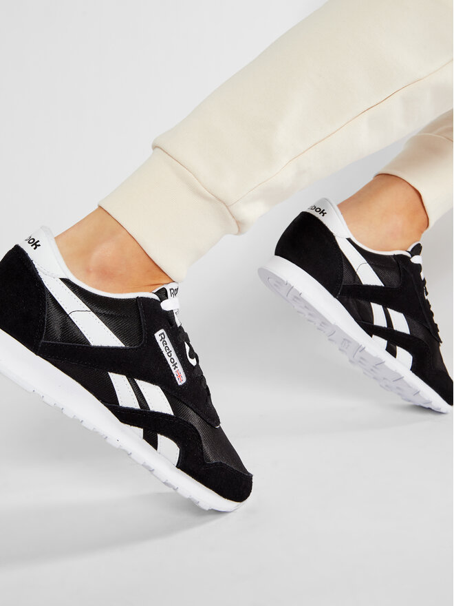 Reebok Sneakersy Reebok Cl Nylon FV4506 Czarny