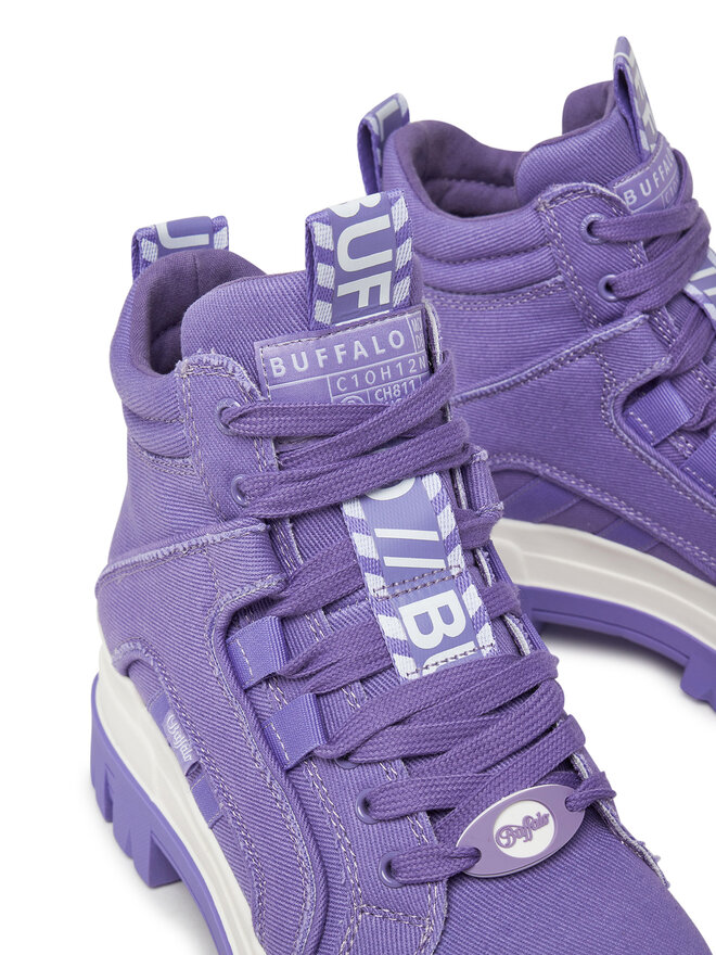Buffalo Schnürstiefeletten Buffalo Aspha Nc Mid 1622568 Violett
