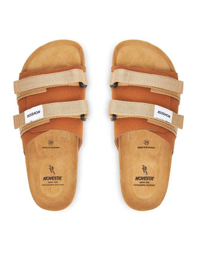 Novesta Pantoletten Novesta Partisan N358001-308744MAR Braun