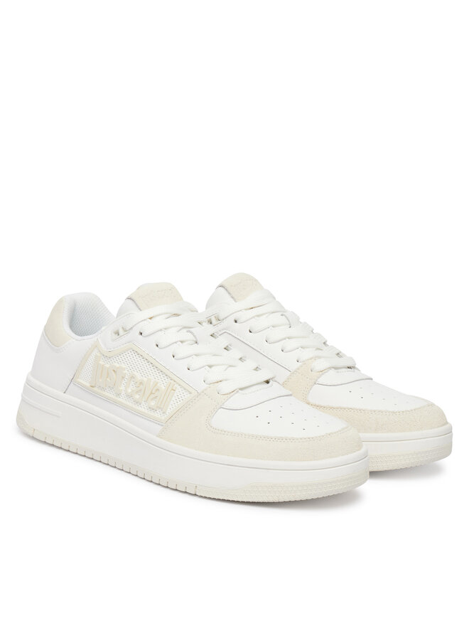 Just Cavalli Снікерcи Just Cavalli 80QA3SM1 ZPC09 Білий